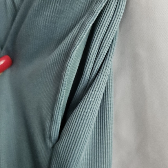 & Other Stories Teal Trousers - Picture 2 of 2